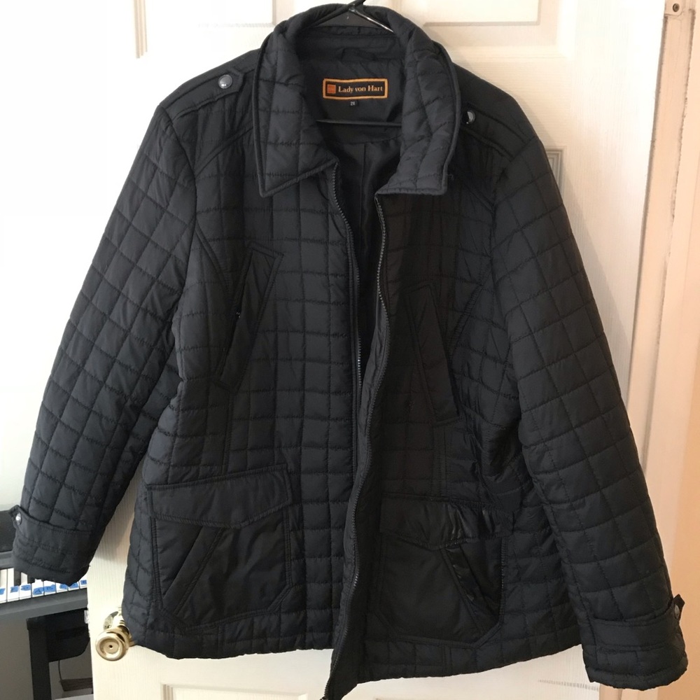 Black winter coat